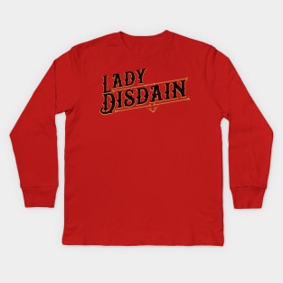 Lady Disdain Kids Long Sleeve T-Shirt